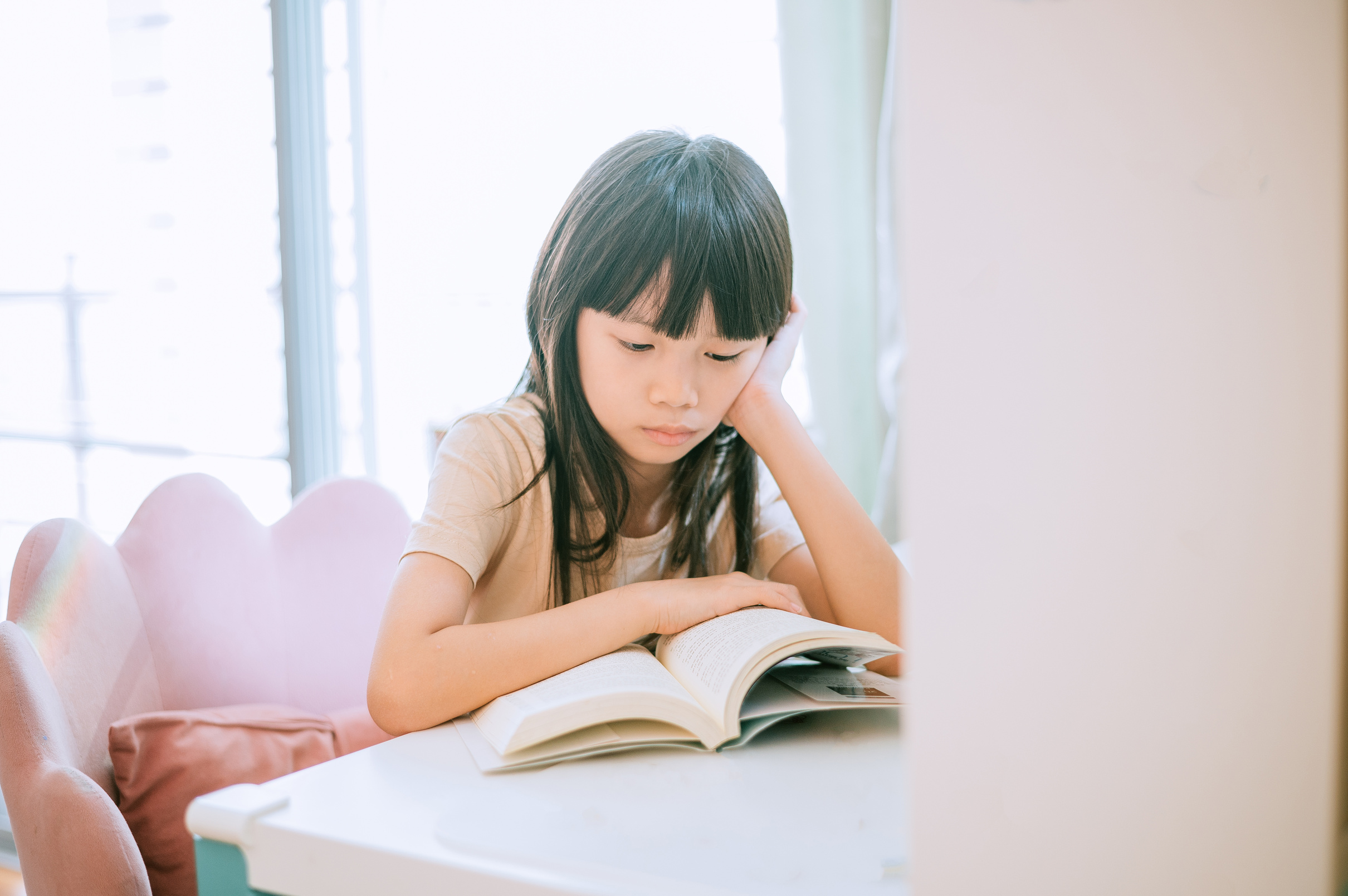 Asian Chinese girl feeling not very well